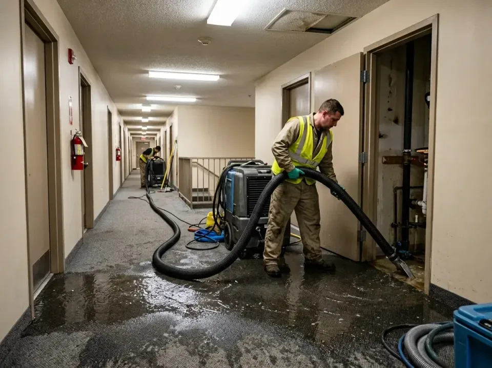 multi-unit-apartment-hallway-f-005 — frequently asked questions, Emergency Burst Pipe Water Extraction & Removal in Rock Hil…